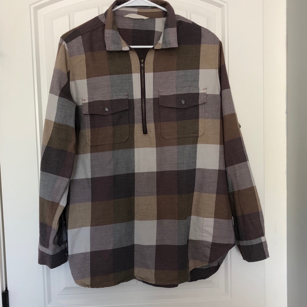 Woolrich Flannel Pullover Top
